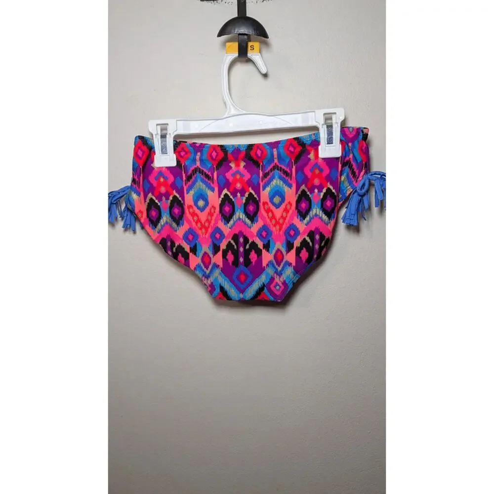 Art Class Two-Piece Swimsuit Bikini Pink Purple Blue Girls Size L 10-12